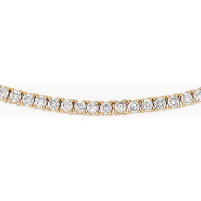 Alexa Leigh Everyday Tennis Necklace In Gold