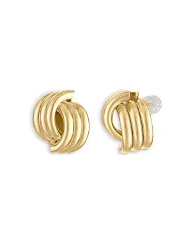 Alexa Leigh Knot Drop Earrings In Gold