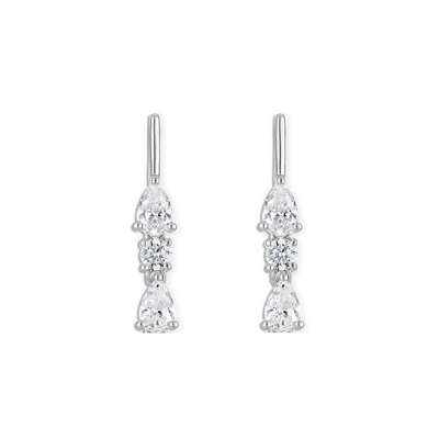 Alexa Leigh Linea Drip Earring In Silver