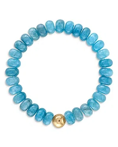 Alexa Leigh Opal Beaded Bracelet In Blue