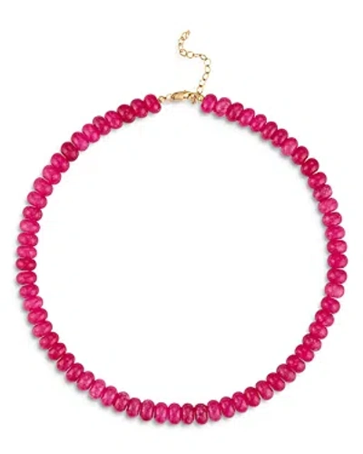Alexa Leigh Opal Necklace, 15 In Pink