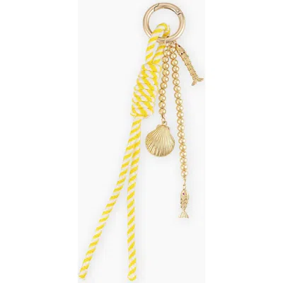 Alexa Leigh Paracord Bag Charm In Gold