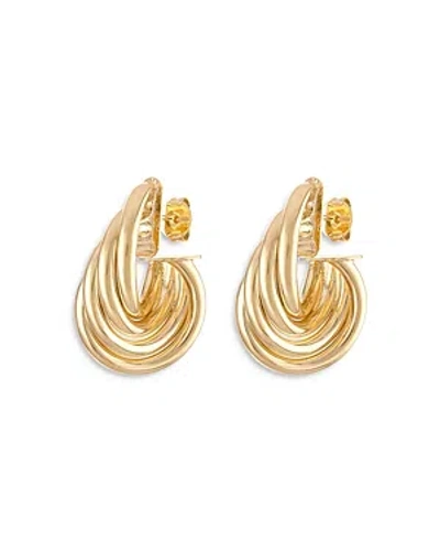 Alexa Leigh Twist Earrings, 1.3l In Gold