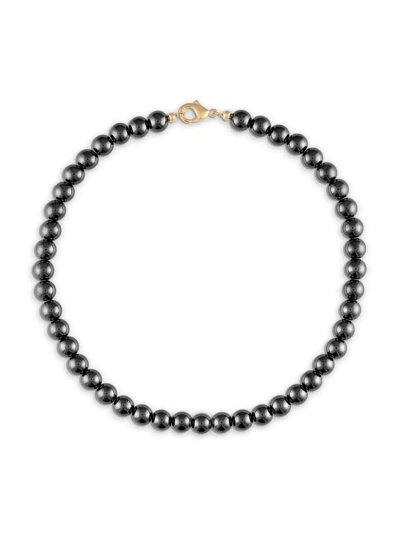 Alexa Leigh Women's Nor 14k-gold-filled & Black Hematite Beaded Bracelet