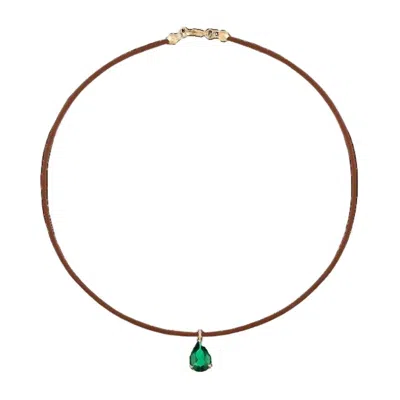 Alexa Leigh Women's Resilience Necklace In Green/yellow Gold