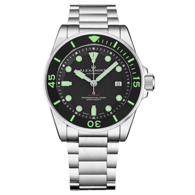 Alexander 2 Automatic Black Dial Men's Watch A520-02