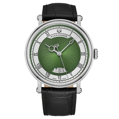 Alexander 2 Automatic Green Dial Men's Watch A153-03 In Black / Green