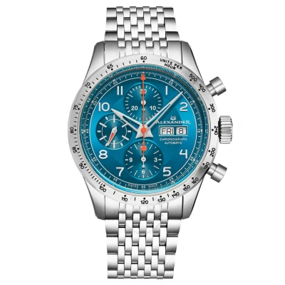 Alexander 2 Chronograph Automatic Blue Dial Men's Watch A450-02