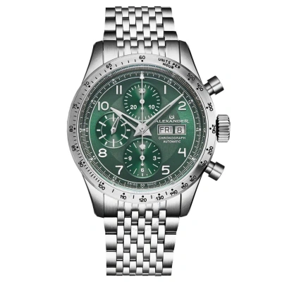 Alexander 2 Chronograph Automatic Green Dial Men's Watch A450-03
