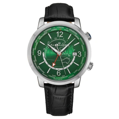 Alexander 2 Quartz Green Dial Men's Watch A171a-04 In Black / Green