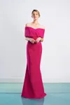 Alexander By Daymor 1471 Long Fitted Formal Evening Dress In Pink