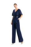 Alexander By Daymor 1669f22 Long Ruffle Formal Jumpsuit