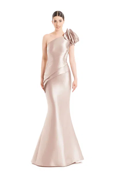 Alexander By Daymor 1673f22 Long Formal Floral Mermaid Evening Dress In Pink