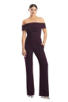 Alexander By Daymor 1751s23 Long Formal Pocket Sequin Jumpsuit In Purple