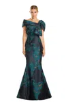 Alexander By Daymor 1864f23 Printed Lng Mermaid Formal Evening Dress In Multi