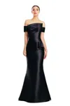 Alexander By Daymor 1878f23 Prom Beaded Long Formal Mermaid Evening Dress In Black