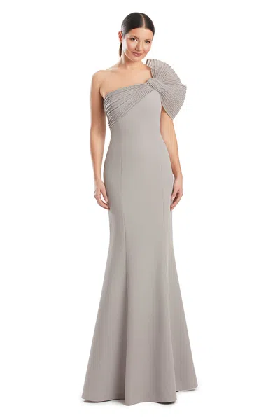 Alexander By Daymor 1964s24 Long Formal Mermaid Evening Dress In Brown