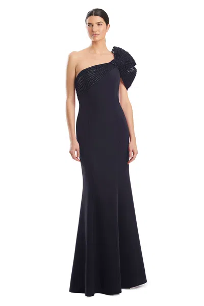 Alexander By Daymor 1964s24 Mermaid Long Formal Beaded Dress In Black