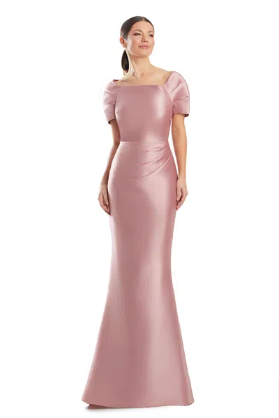 Alexander By Daymor 1967s24 Long Formal Beaded Button Mermaid Evening Dress In Yellow