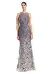 Alexander By Daymor 1975s24 Long Beaded Lace Formal  Evening Dress