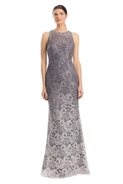 Alexander By Daymor 1975s24 Long Beaded Lace Formal  Evening Dress