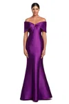 Alexander By Daymor 2053f24 Long Mermaid Formal Evening Dress In Purple