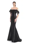 Alexander By Daymor 3047s25 Mermaid Long Formal Prom Dress In Black