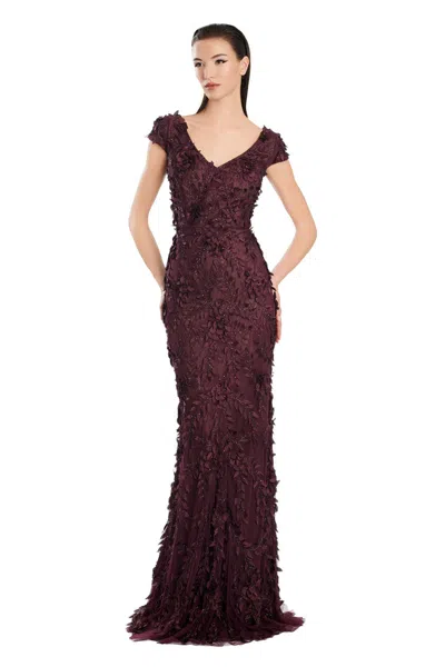 Alexander By Daymor 3061s25 Long Mother Of The Bride Formal Dress In Burgundy