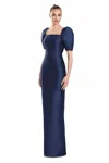 Alexander By Daymor 3111f25 Long Formal Evening Dress In Blue