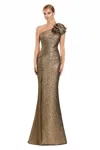 Alexander By Daymor 3130f25 Long Mermaid Formal Evening Dress In Gray