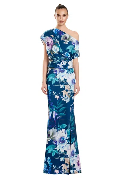 Alexander By Daymor 3140f25 Formal Long Floral Printed Dress