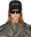 Alexander Digenova Black 'county Morgue' Cap In Black