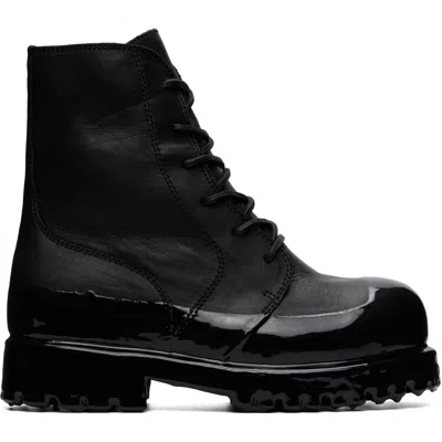 Alexander Digenova ブラック Duck ブーツ In Black