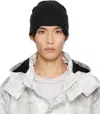 Alexander Digenova Black Logo Beanie In Black