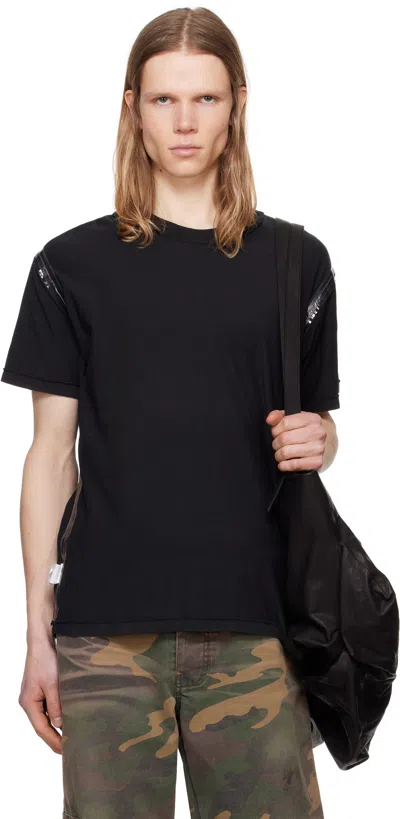 Alexander Digenova Black Tape Seam Logo T-shirt