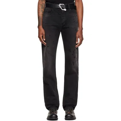 Alexander Digenova Black Underground Painter Jeans In Vintage Black