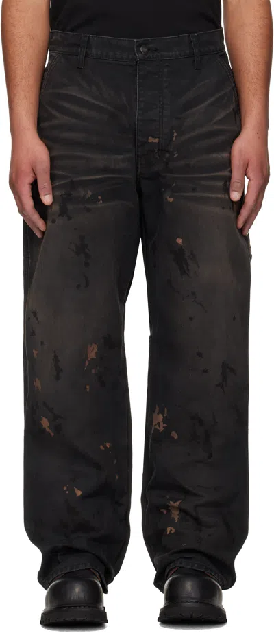 Alexander Digenova Black Underground Painter Trousers