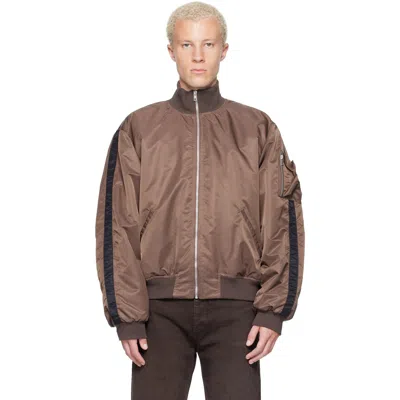 Alexander Digenova Brown Rl Bomber Jacket