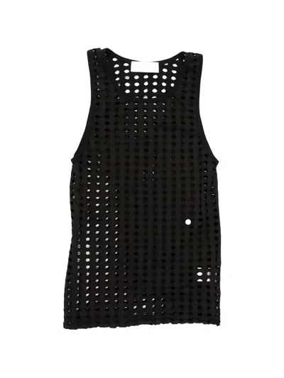Alexander Digenova Cotton Tank Top In Black