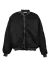 Alexander Digenova Distressed Bomber Jacket In Black