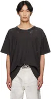 Alexander Digenova Gray Bleach T-shirt In Gray