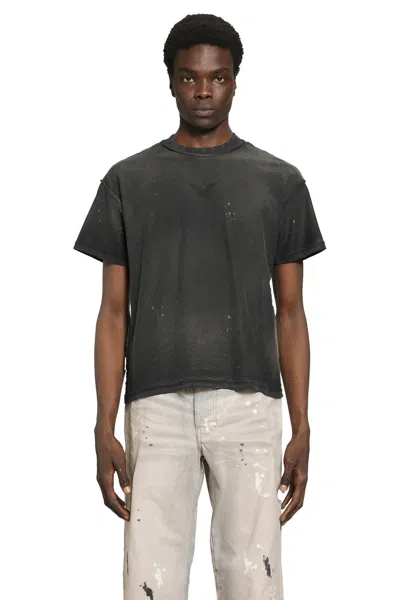 Alexander Digenova Logo Inside Out T-shirt In Gray