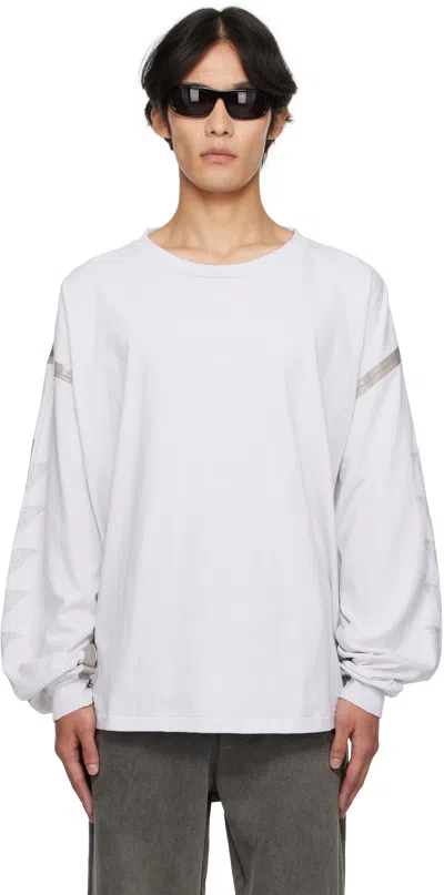 Alexander Digenova Off-white Taped Seam Long Sleeve T-shirt