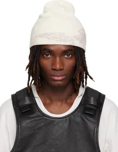 Alexander Digenova Off-white Logo Beanie