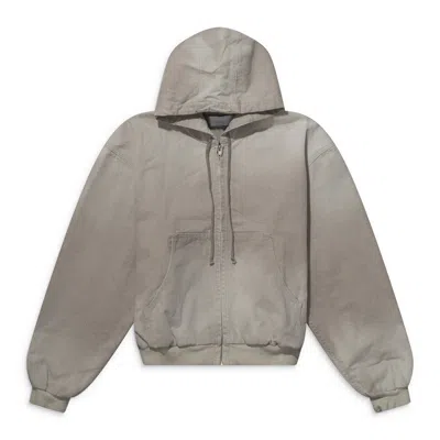 Alexander Digenova Underground Canvas Jacket Vintage Grey In Gray