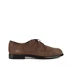 Alexander Hotto Brown Suede Lace-up In Brown