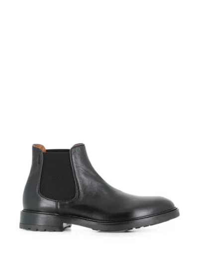 Alexander Hotto Elasticated-panel Boots In Black