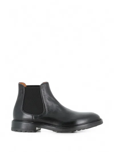 Alexander Hotto Elasticated-panel Boots In Black