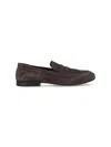 Alexander Hotto Suede Loafers In Brown