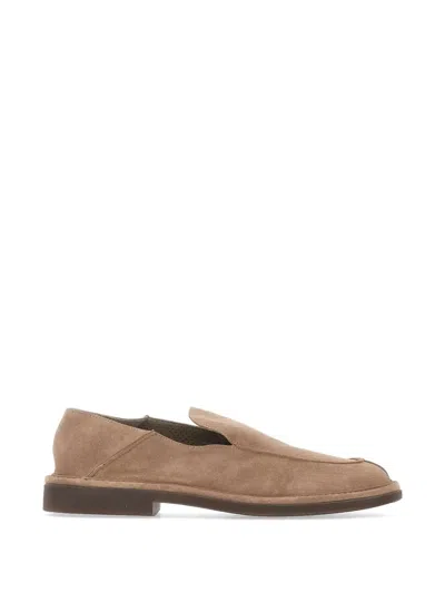 Alexander Hotto Foldable-heel Suede Loafers In Multi